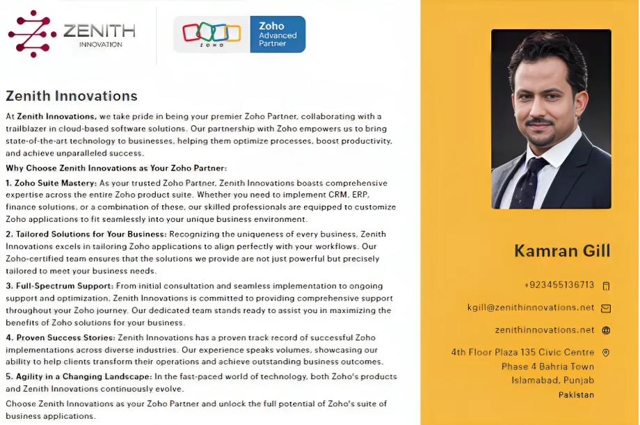 Creator zoho Creator zoho