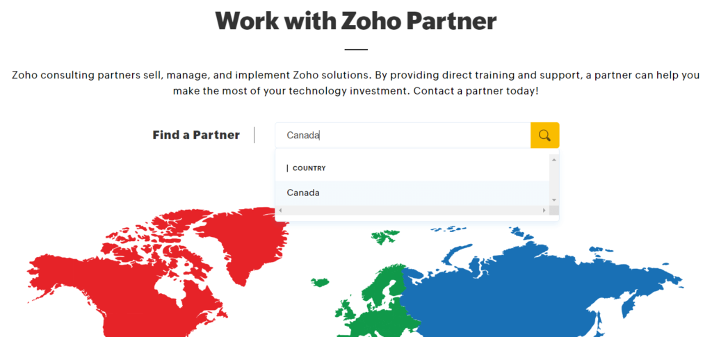Zoho consulting partners