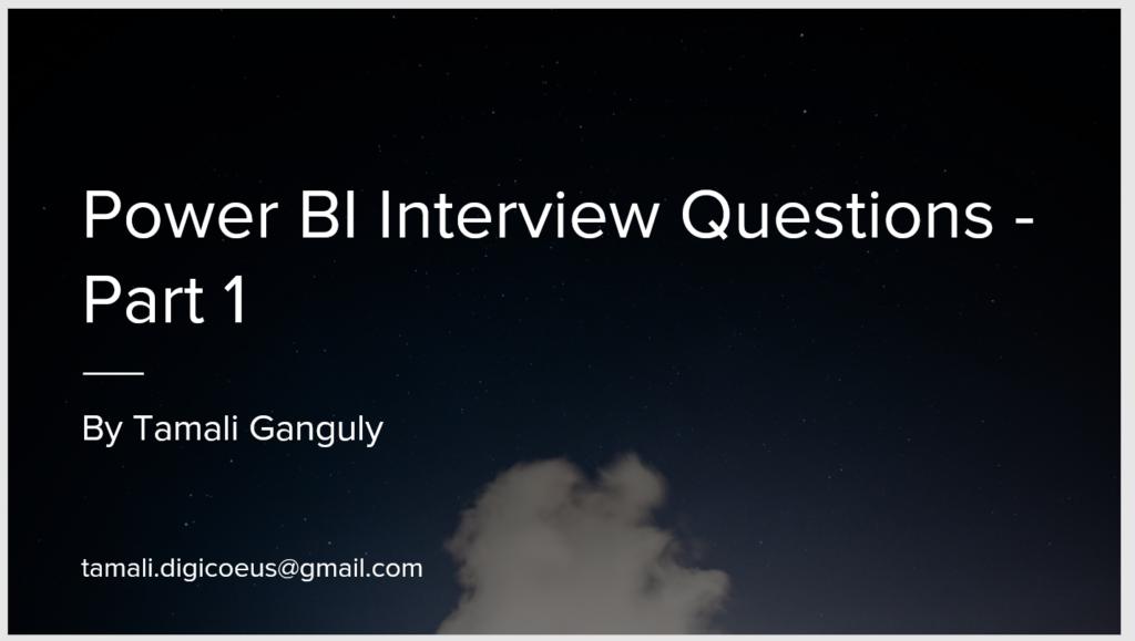 Interview Questions for BI Professionals