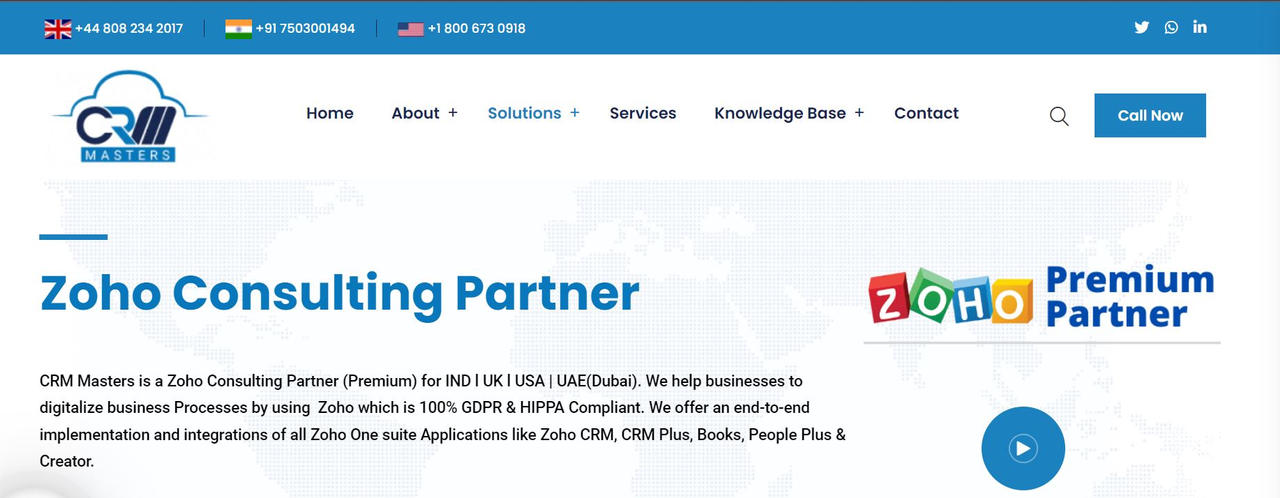 Zoho consulting partners