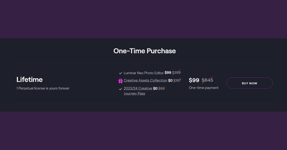 One time purchase accounting software