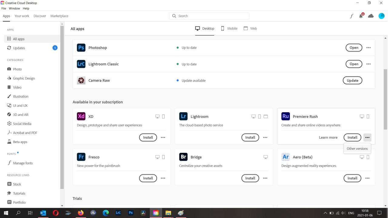 Purchase adobe subscription