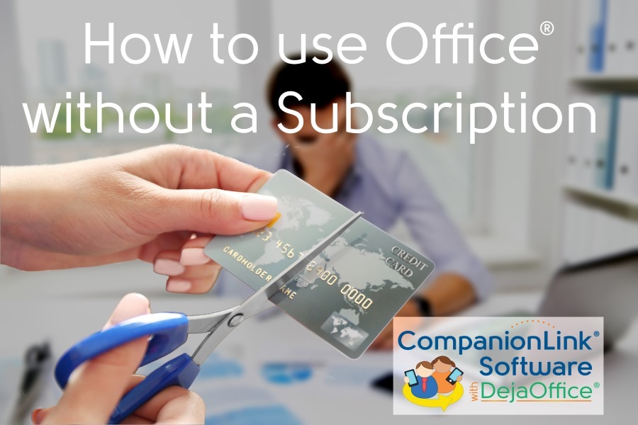 Office microsoft use subscription without how