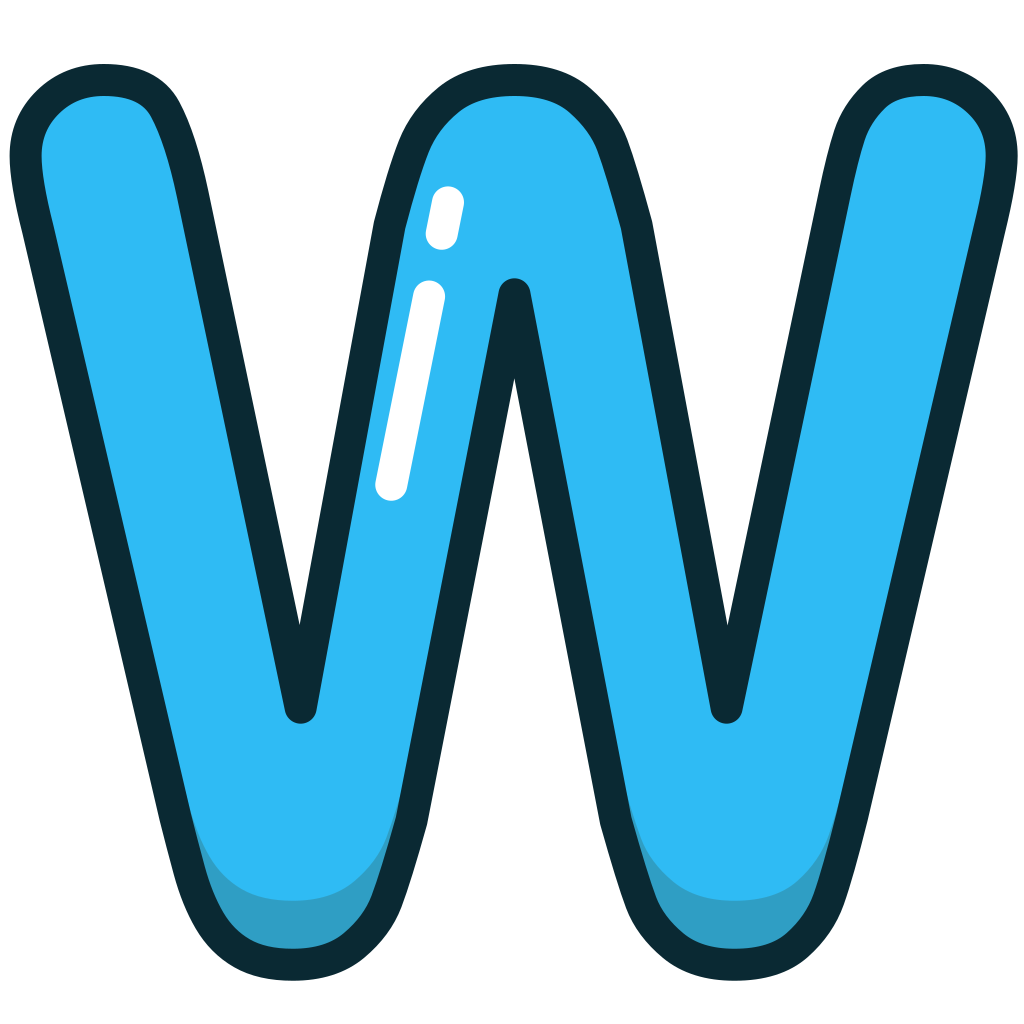 Symbol from Balls of Rainbow Colors. Letter W Stock Vector ... Symbol from Balls of Rainbow Colors. Letter W Stock Vector ...