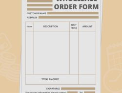 Wholesale Purchase Order Form For Efficient Ordering